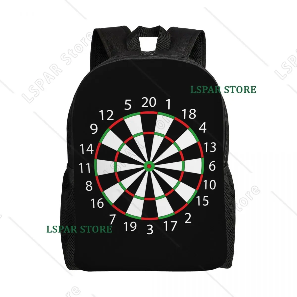 3D Print Darts Board Arrow Target Backpacks for Girls Boys School College Travel Bags Women Men Bookbag Fits 15 Inch Laptop