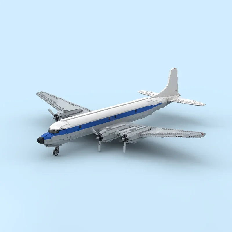 240pcs MOC City Airport DCD Fuselage Model Building Blocks Architecture Toys Creative Idea Festival Gifts Brick Education