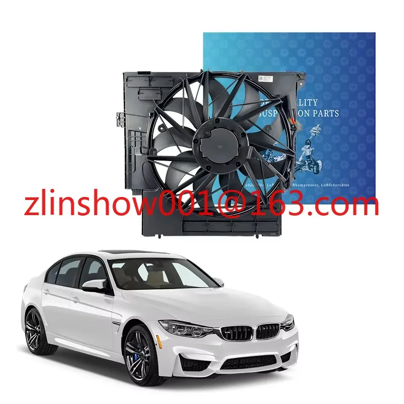 

Radiator Fan Assembly Auto Parts Motor Solution Air Cooling Car Engine Car Radiator Fan for X3 17427601176 Radiator