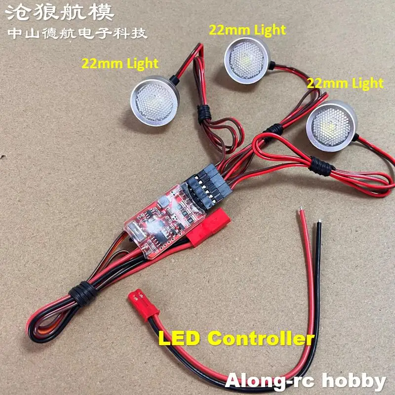 RC Flugzeug Hobby Flugzeug Teile Einstellbare Helligkeit Navigation Lichter Controller 13mm 22mm Licht für DIY Upgrade Modell flugzeuge – Detail 19