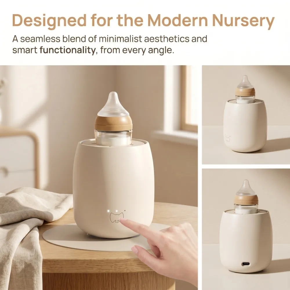 3 Speed Automatic Electric Milk Shake Easy Clean Uniform Blending Electric Milk Bottle Shake Low Volume Prevents Clumping
