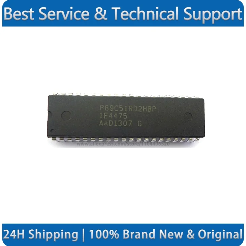 P89C51RD2HBP DIP-40 8-bit flash microcontroller chip New Original
