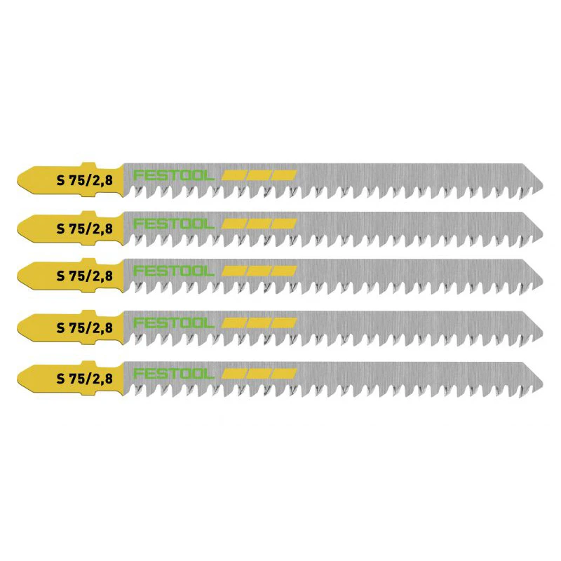 FESTOOL 204260 Jigsaw Blade HCS Tool Steel Wood Cutting Highly Precise Cuts Curved Saw Blade Tool Accessory 5-PCS - view 4