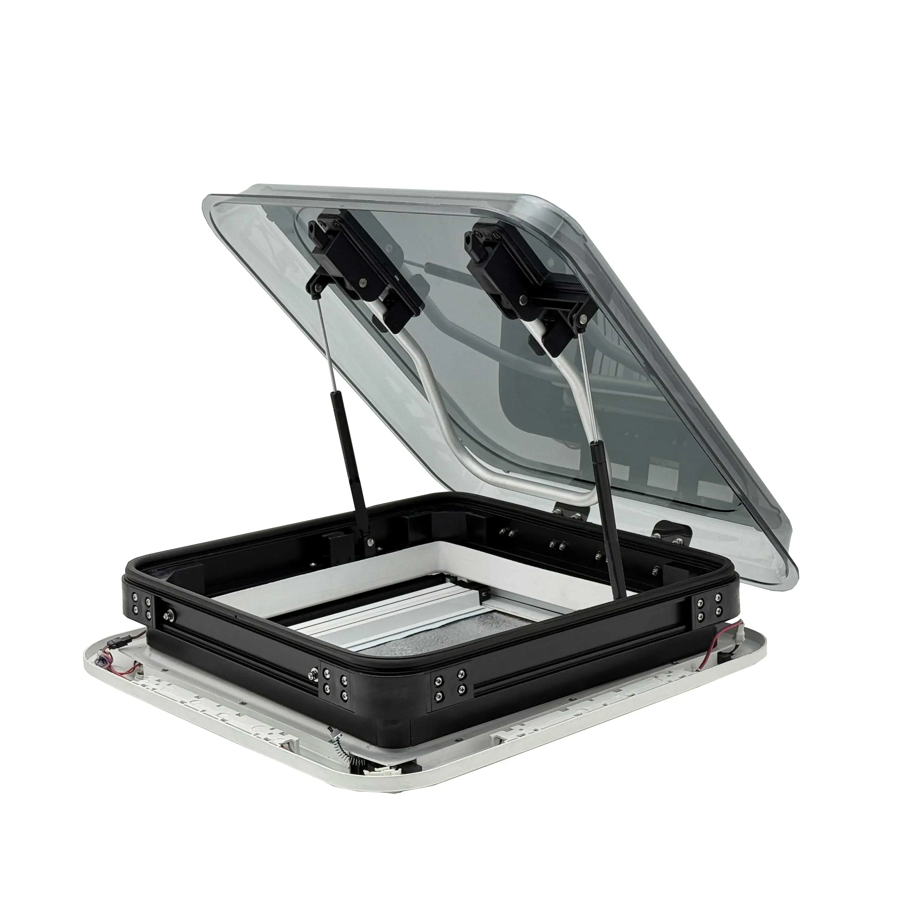 

Intelligent Library Motorhome Caravan 400*400 RV Skylight Roof Window With Anti Insect Net And Sunshade