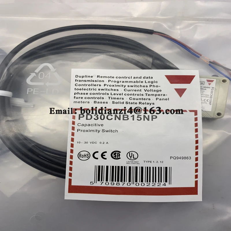 Novo Sensor para interruptor fotoelétrico, PD30CNB15NP PD30CNB15PP, em estoque