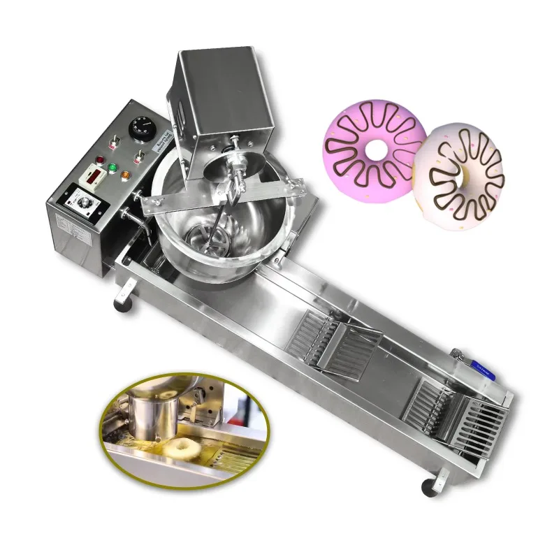 Doughnut Making Machine/Mini Frying Commercial Single Rows Donut Machine/Donuts Maker