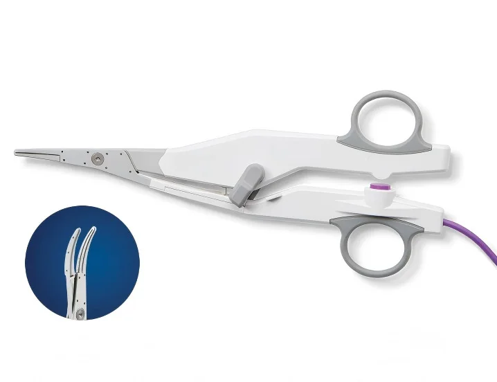 Large Scissors Closure Energy Platform Electric Coagulation Shear Disposable Surgical Electrode Shear Assembly