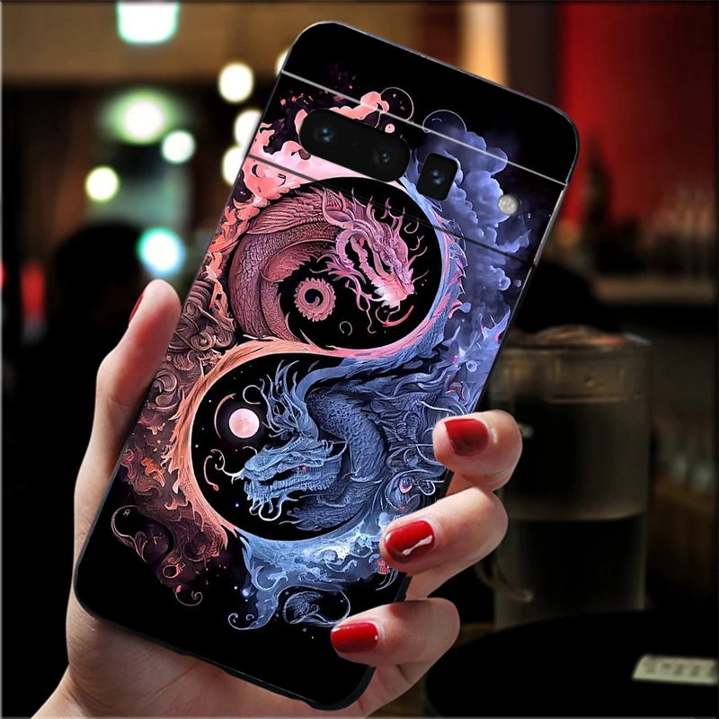 Dragon Art Phone Case For Google Pixel 10 9 Pro XL 9A 8 7 6 Pro Pixel 8A 7A 6A Pixel 8 7 6 5