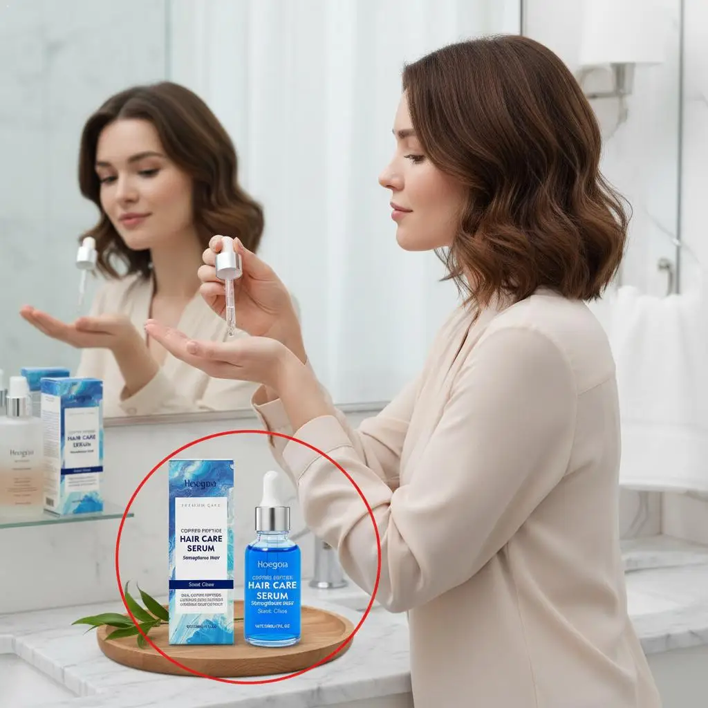 

30ml Hair Care Serum Copper Nourish Hair Follicles Strengthen Roots Reduce Hair Loss Repair Damaged Scalp Hydrating Smooth