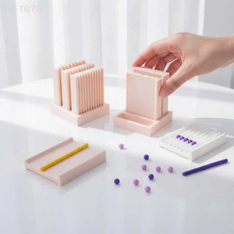 1/4Pcs DIY Jewelry Handmade Craft Supplies 2-in-1 Clay Ball Maker Pottery Hand Rolling Shaping Tool For Soft Ceramic Clay Bead