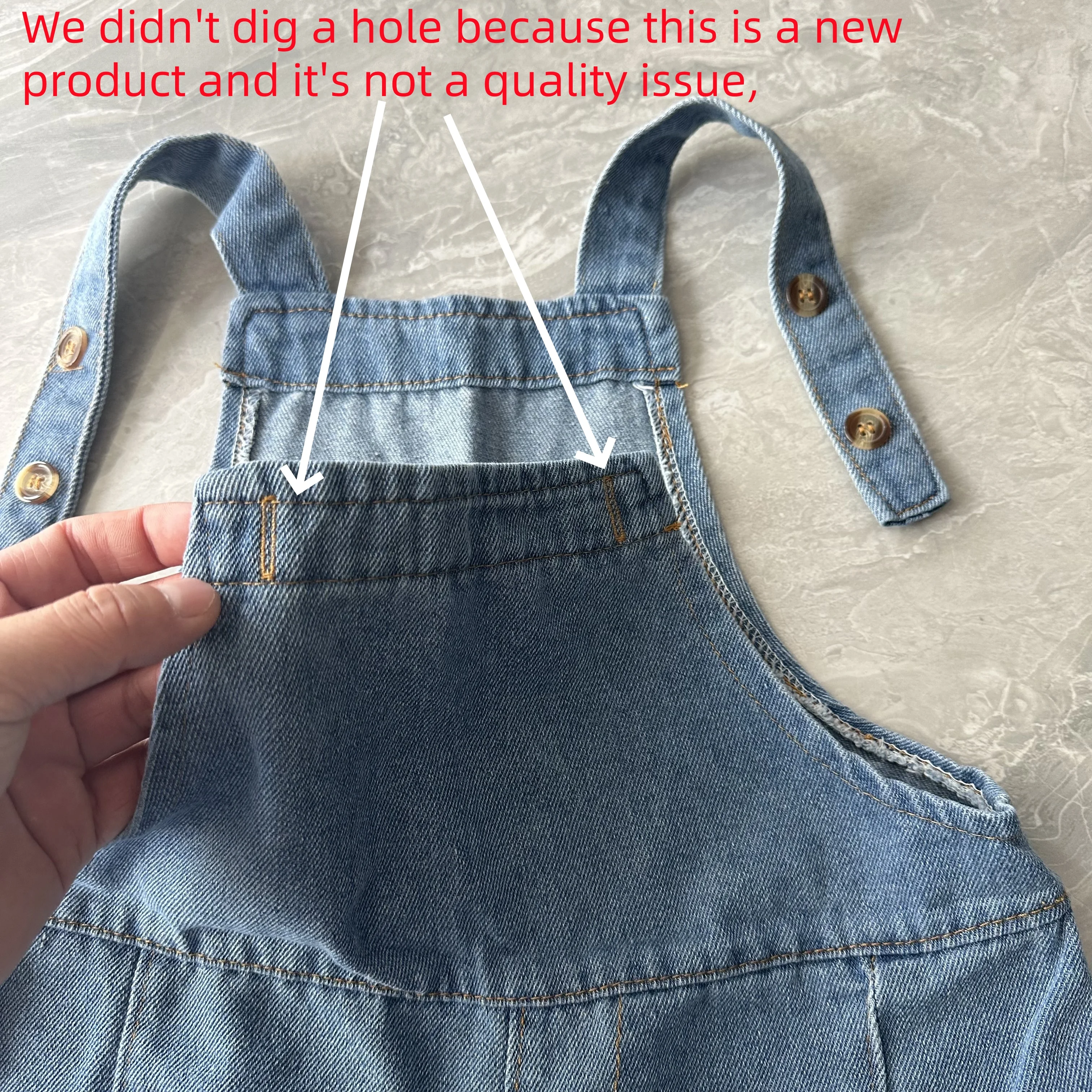 Stilvolle Baby Mädchen Overall Jungen Casual Denim Overalls 1-6Y Kinder Lose Jean Trägerhose Mädchen Herbst Frühling kinder Kleidung – Detail 4