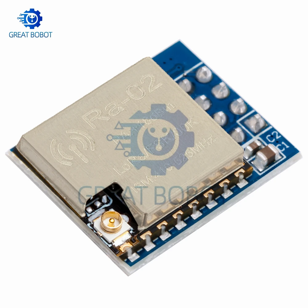 Moduł bezprzewodowy LoRa SX1278 RA-01 RA-02, wykorzystujący technologię rozszerzonego spektrum, 433 MHz, z interfejsem szeregowym SPI i anteną, przeznaczony do Arduino. — zdjęcie produktu 4