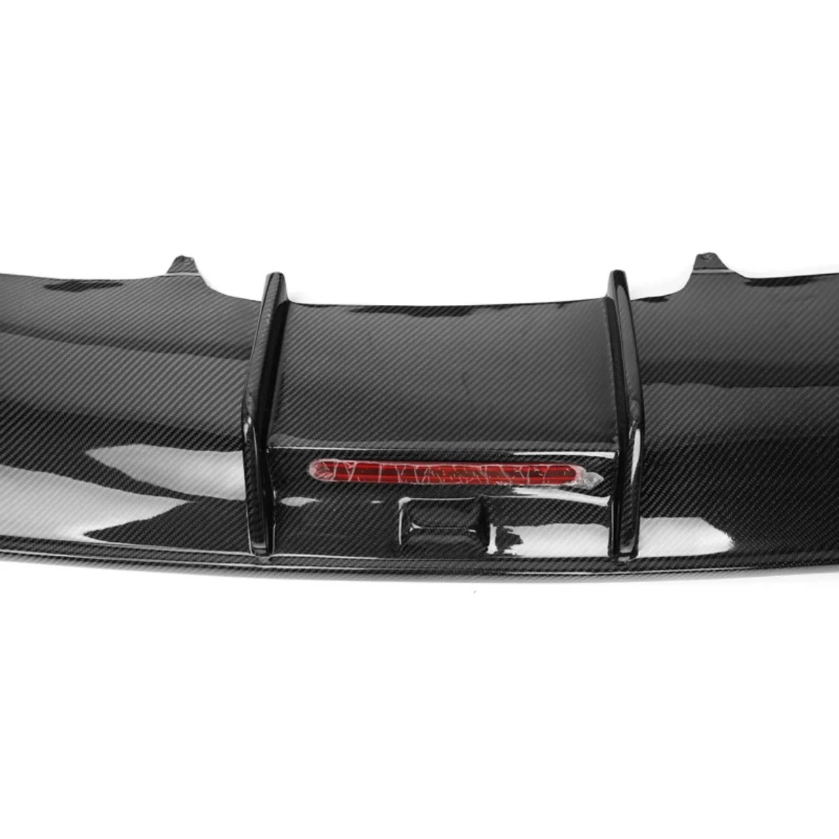 Suitable for Audi A4 Modification 17-19 Year Old Genuine Carbon Fiber B9 with Light Rear Lip Large Surround