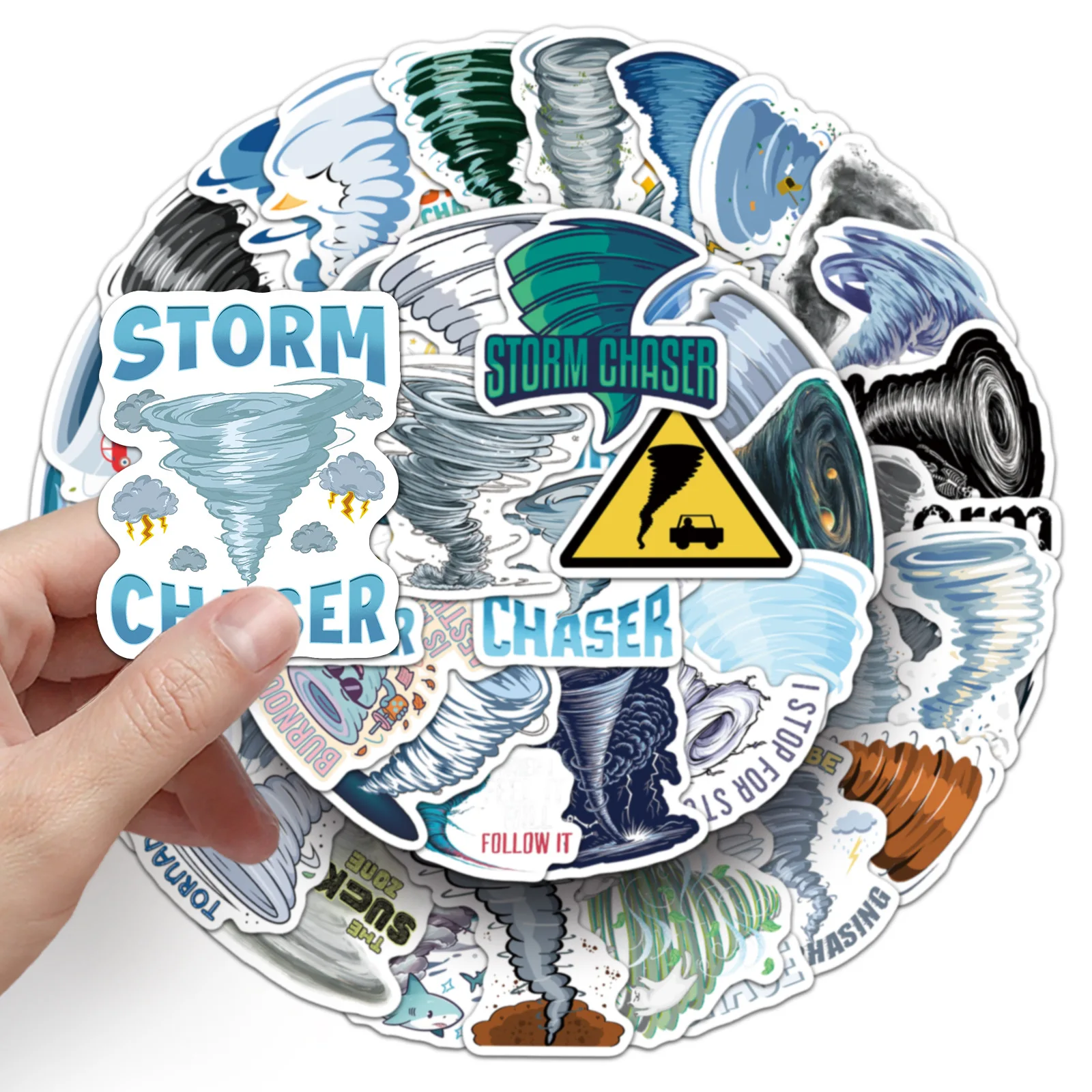 

10/50PCS Cartoon Tornado Stickers Funny Meme Graffiti Decoration Kids Toy Gift Decoration Water Cup Pencil Box Luggage Laptop