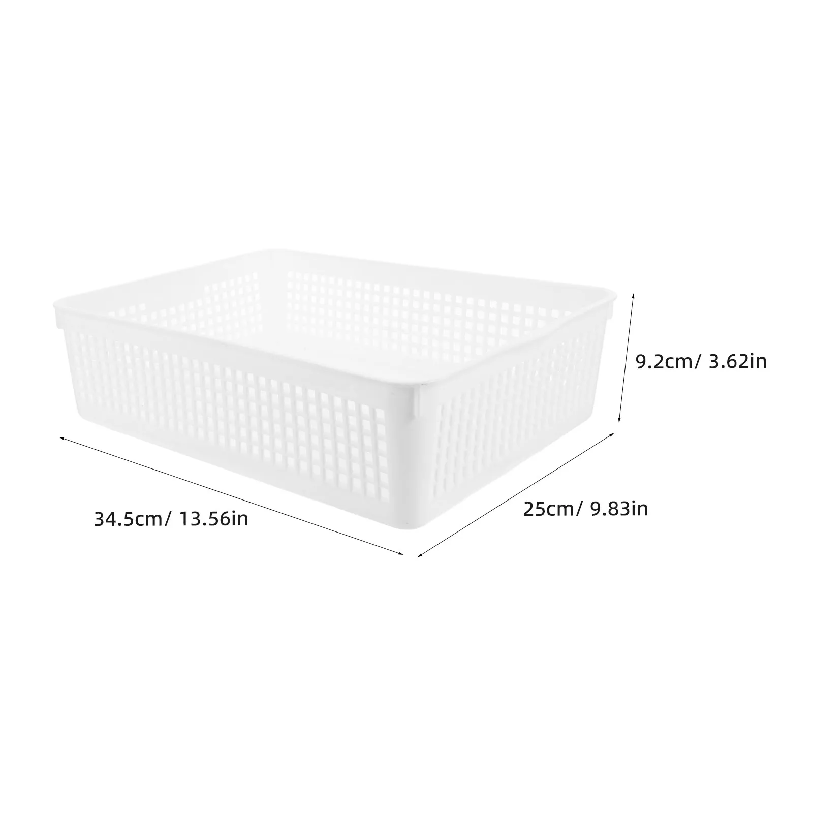 6Pcs Storage Basket Plastic File Organizer Desktop Sundries Holder for File Documents Cosmetics Office Home Organization view 6