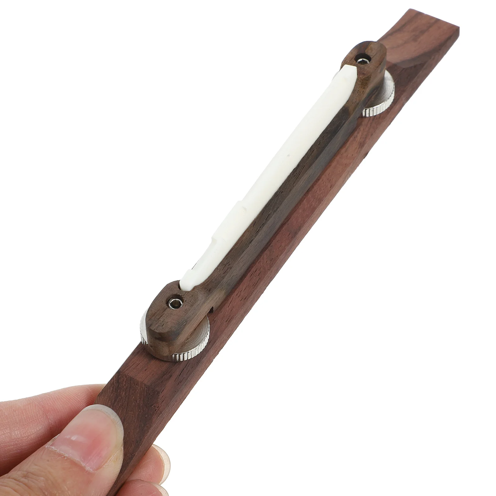 

Ebony Archtop Guitar Bridge Jazz Mandolin Part Bone Saddle Luthier Parts Tailpiece