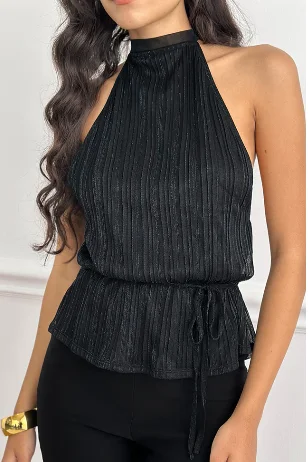 Turn Heads with Our Stylish Backless Halter Tops in Various Colors and Sizes - Perfect for Every Fashionista!
