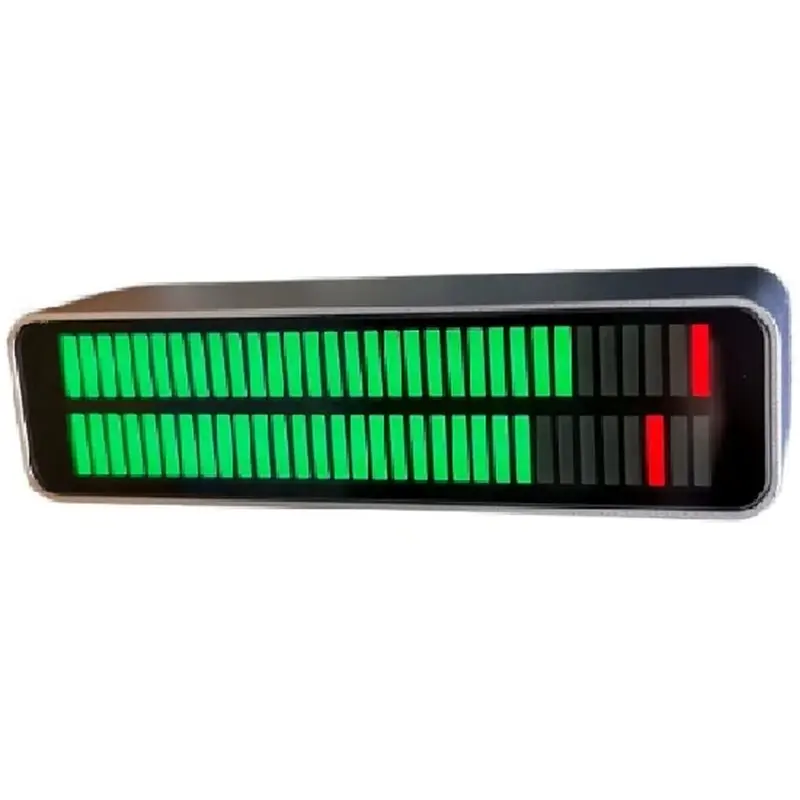 

LLCS-For Studio Mixing Compatible AK-DB32D Professional Stereo Level Meter Featuring Real-Time LED Display And Aluminum Alloy Ho