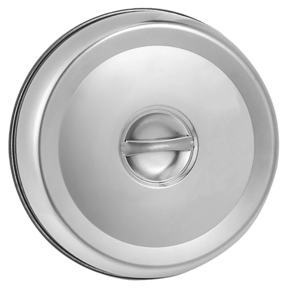 

Round Grill Cover Flat Top Accessories Food Protecting Dome Stainless Steel Oil-proof Lid