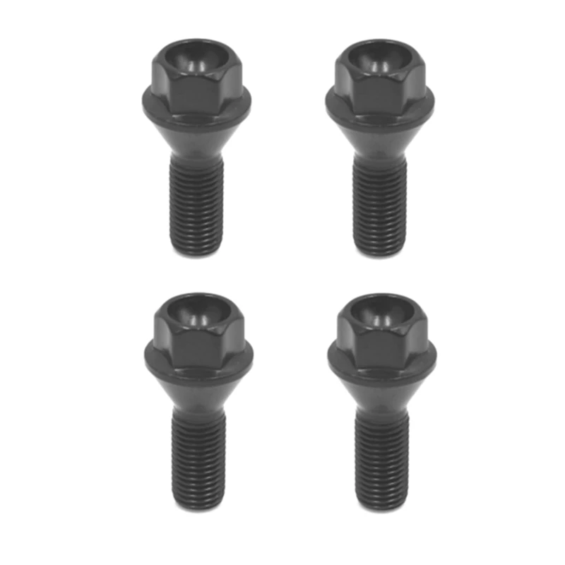 12Pcs Black Wheel Bolt Lug Nut For BMW E30 E36 E46 E60 E90 36136781150