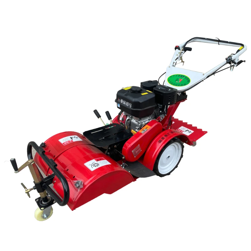 7.0HP Diesel Rotary Tiller Cultivator 800-1000mm width 1000AM-5 OEM 247cc Hand Cultivator walking tractor