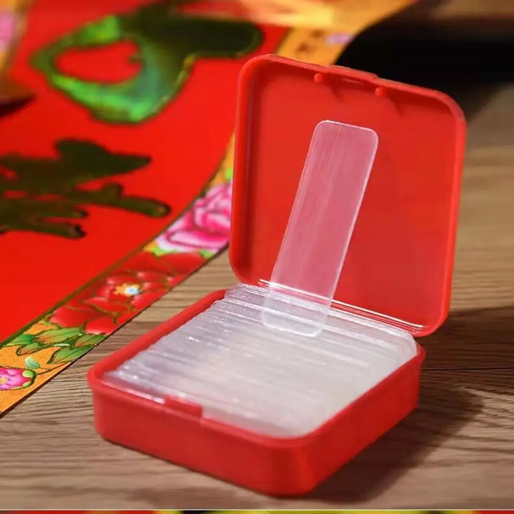 

60Pcs/Box Strong Adhesion Easy To Cut Home Decor Reusable Fixing Pad Adhesive Double Sided Tape Stickers