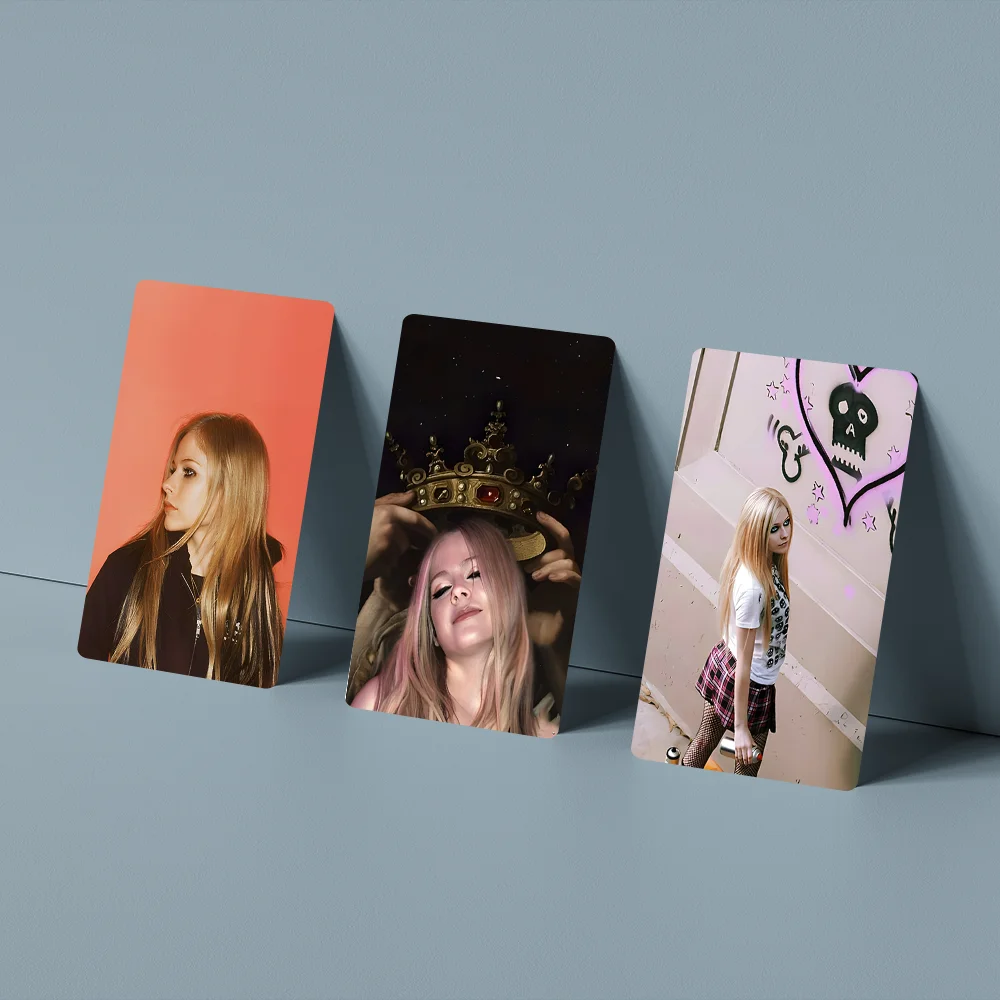 

Singer Avril Lavigne Stickers Cartoon Credit Card Visa Debit Bank Charge Card Bus Metro Waterproof Sticker Decal Decoration