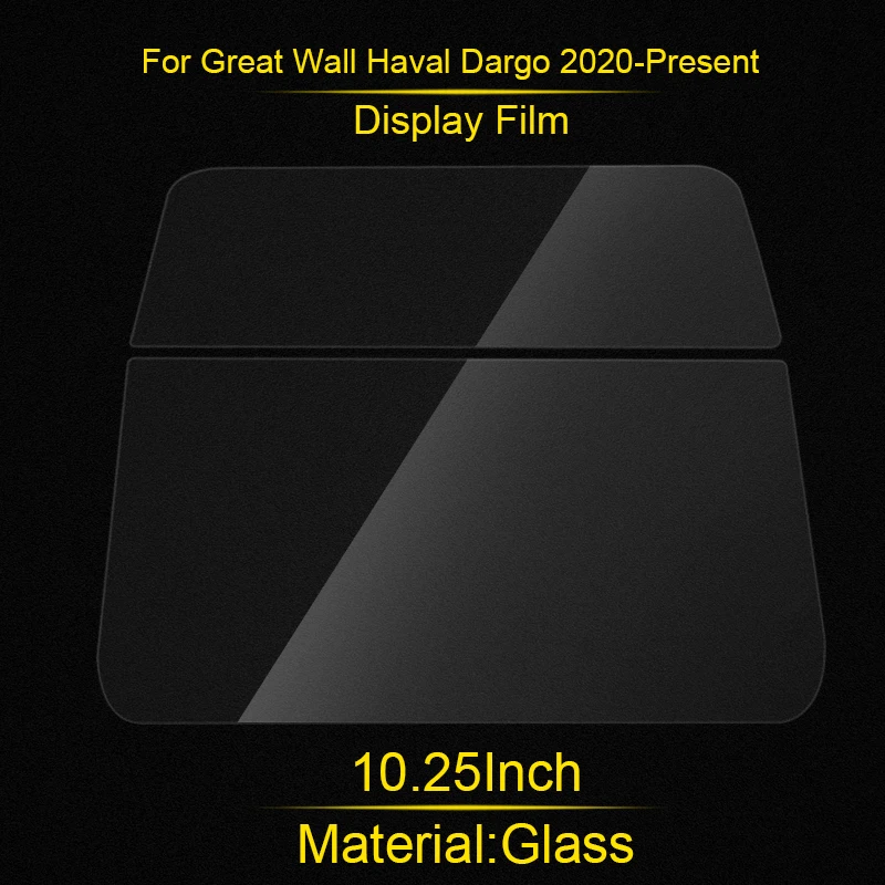 Car Dashboard Film GPS Navigation Screen Film Glass Stickers For Great Wall Haval Dargo 2020-Present Internal Auto Accessory