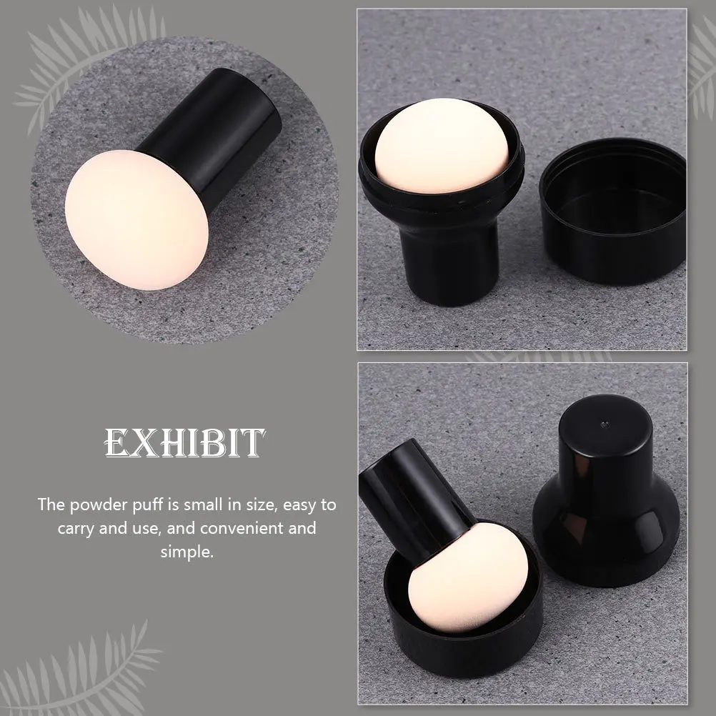 6 uds cabeza de seta maquillaje Puff polvo cepillo aplicador suave para uso seco húmedo base crema corrector colorete belleza
