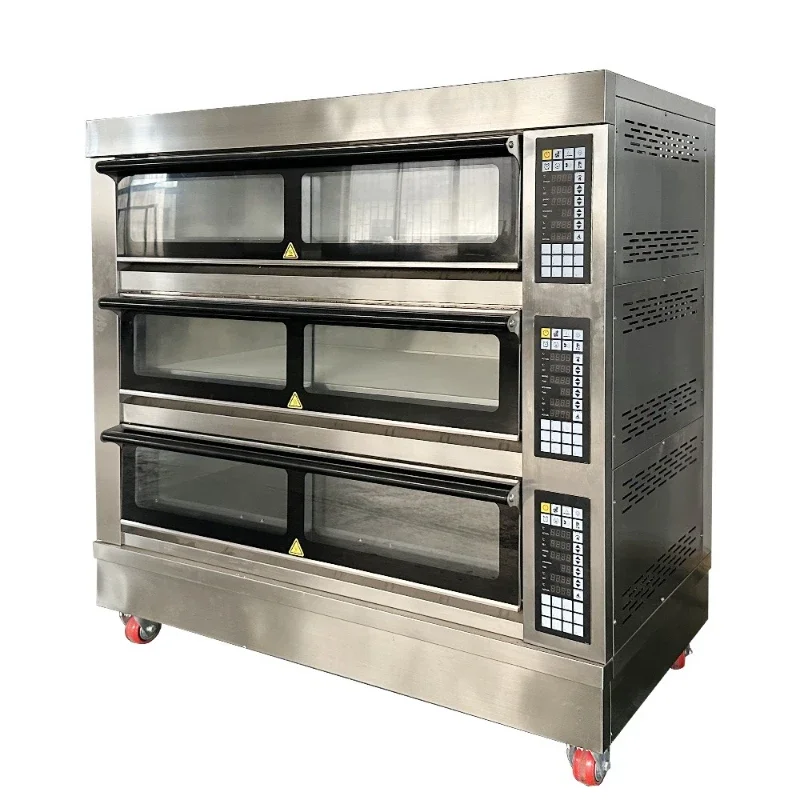 Commercial professional electric layer oven, deluxe three-layer nine-plate bread moon cake cake baking