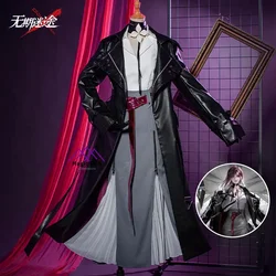 Path To Nowhere Shalom Cosplay Costume Women Sexy Fishtail Skirt Leather Trench Full Set Halloween Party Carnival Outfit Fashion