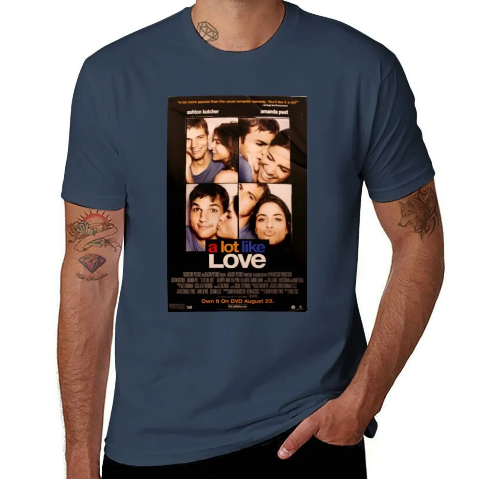 

A Lot Like Love Poster T-Shirt Large Size Soft Cotton T-Shirt