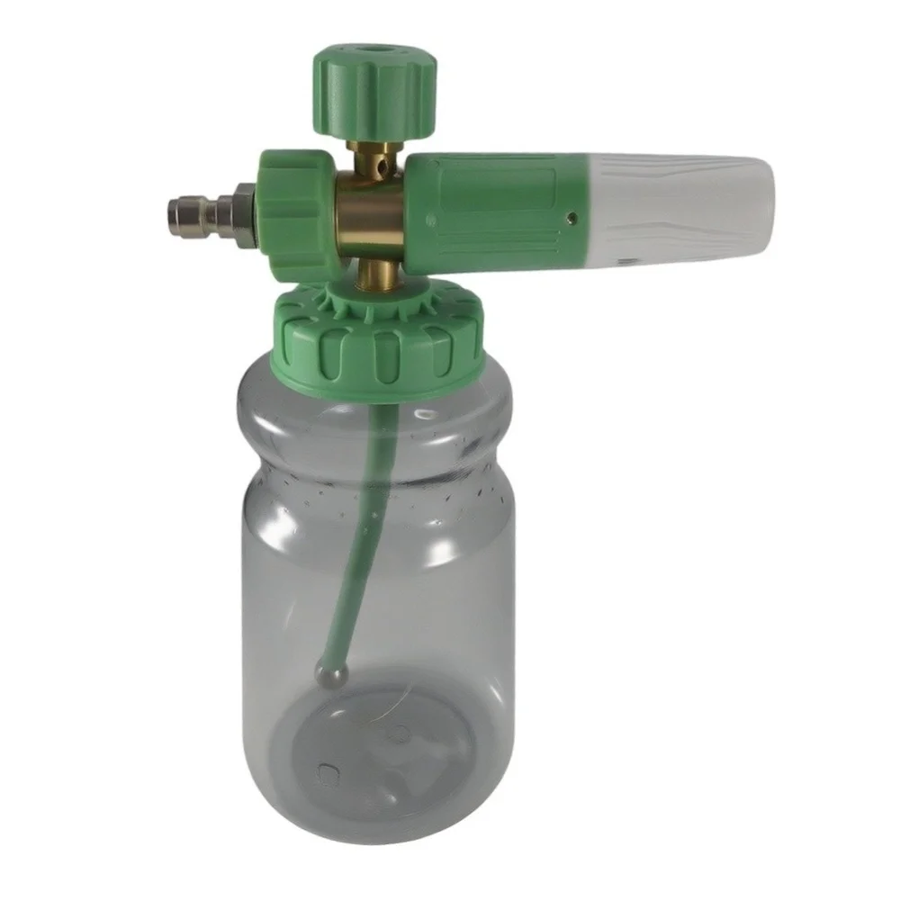 Foam Watering Can Compatible with For Pressure Washers Featuring 1/4 Quick Connect Fitting and Adjustable Foam Thickness