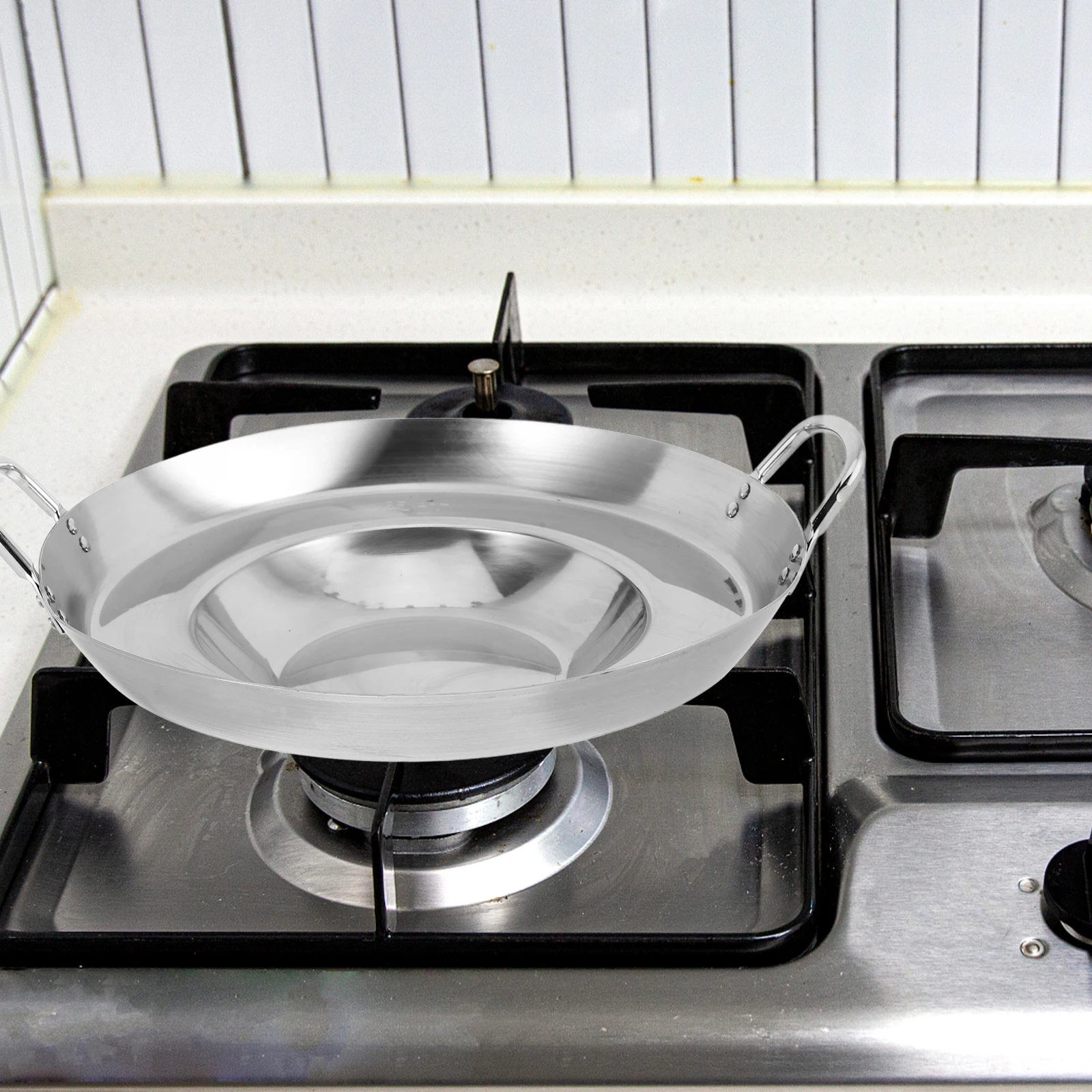 

Stainless Steel Flat Nonstick Stainless Steel Pan Flat Griddle Pancake Tortilla Kitchen Tool Griddle Pan Skillet