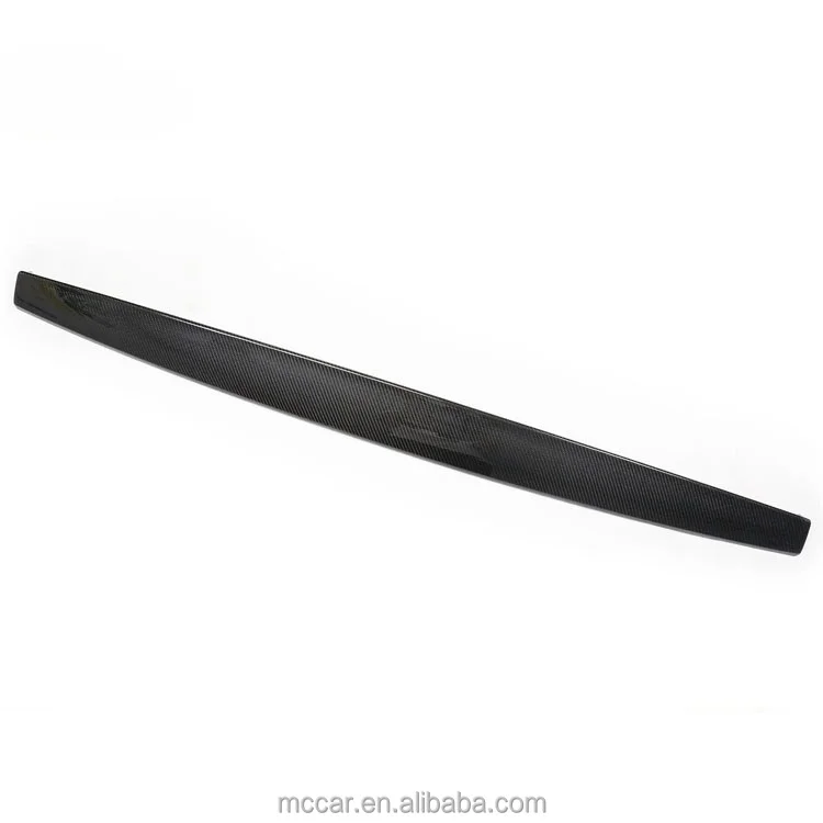 High Quality Car Interior Suitable for Tesla Model 3/Y Dry Carbon Fiber Central Control Panel Interior Decoration Patch