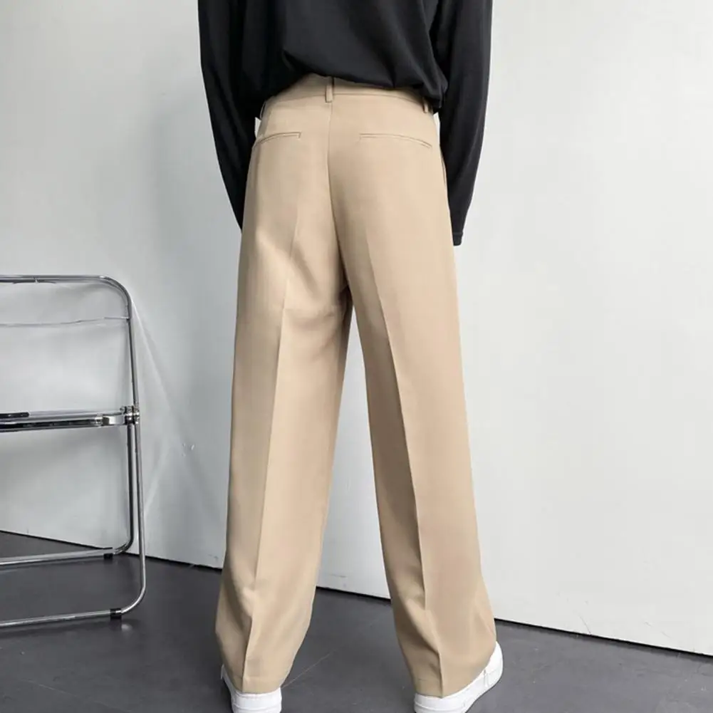 Trendy Brand Ins High Street Japanese Vintage Straight Leg Cargo Pants Loose Fit Bell Bottoms Casual Pants For Spring Autumn