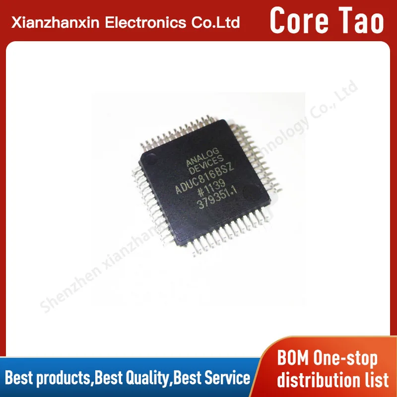 1PCS/LOT  ADUC816BSZ ADUC816BS MQFP-52 Embedded microcontroller chips