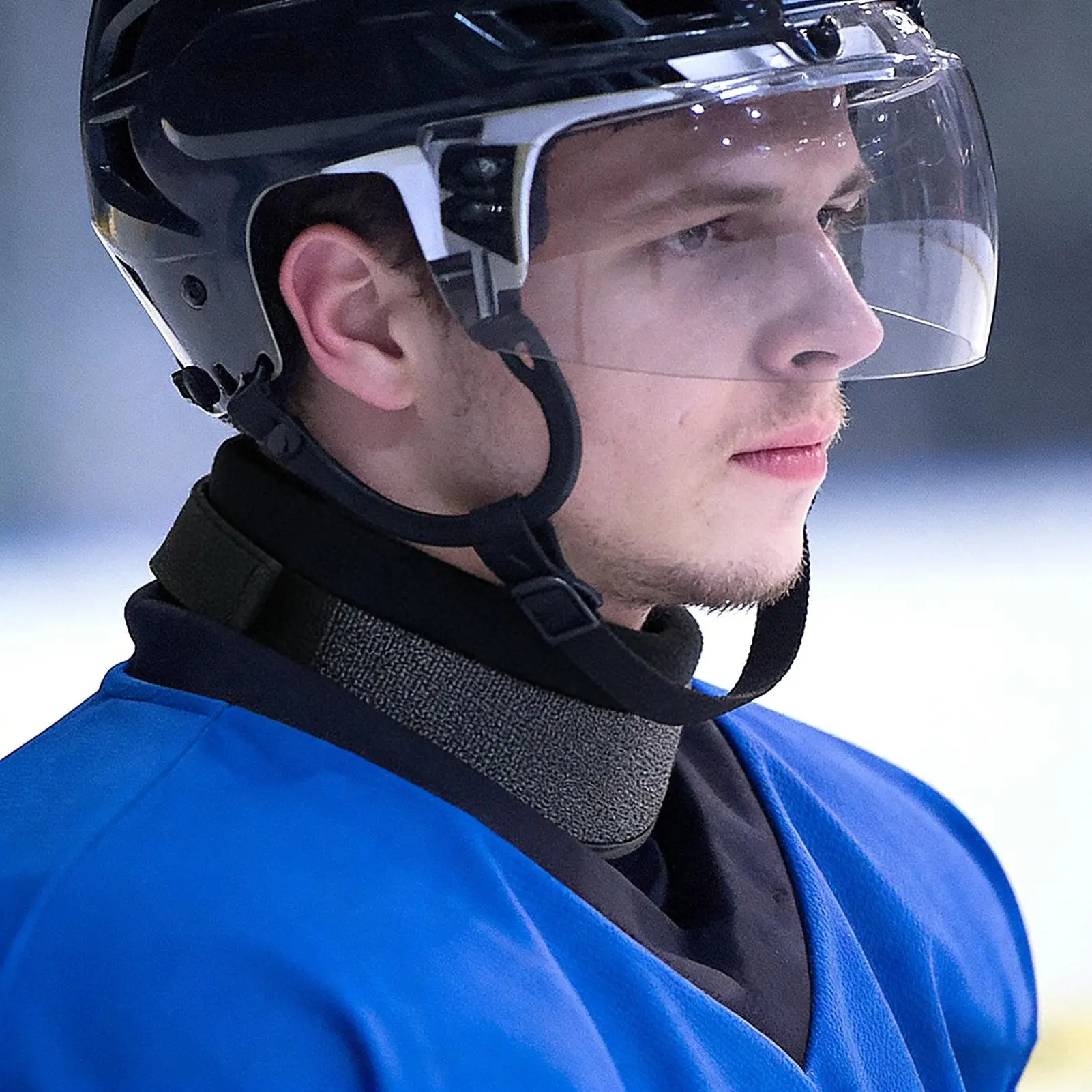 1pc Ice Hockey Neck Guard Protector Safety Gear For Players Goalkeepers, Men Women Kids In Tournaments Leagues & Training
