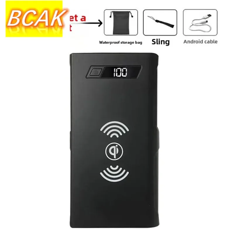 Universal Mobile Power Supply 10000 MAh Portable Power Bank Wireless Charging BCAK