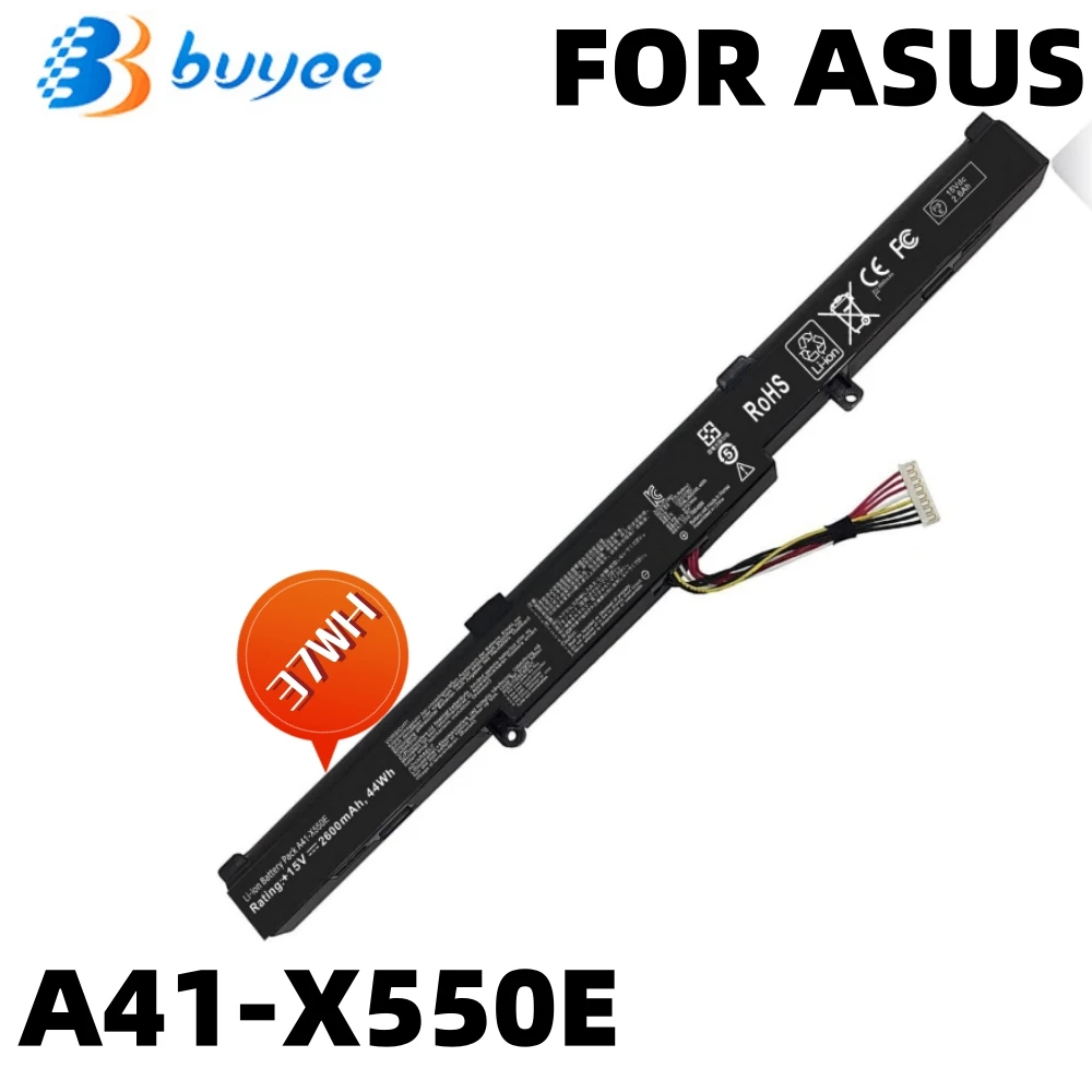 

New Original A41-X550E Laptop Battery For Asus X450 X550e X750 X751 A450 PU550 F751 R751 R752 K751 P750L Notebook Series 15V44WH