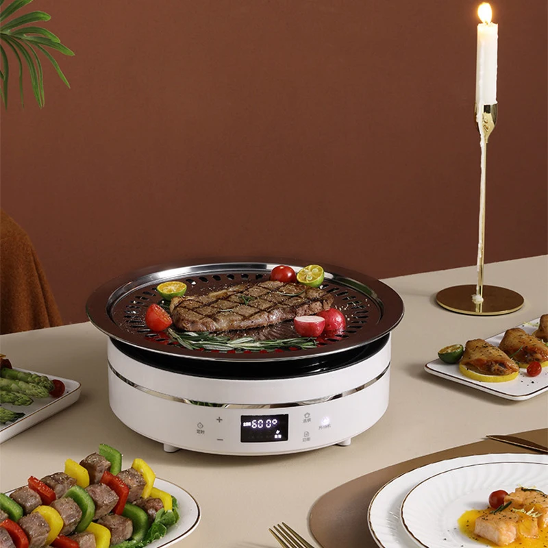 موقد سيراميك كهربائي 2200 وات، موقد شواء كهربائي، طباخ التعريفي المنزلي، موقد موجة ضوء النار الشرس عالي الطاقة