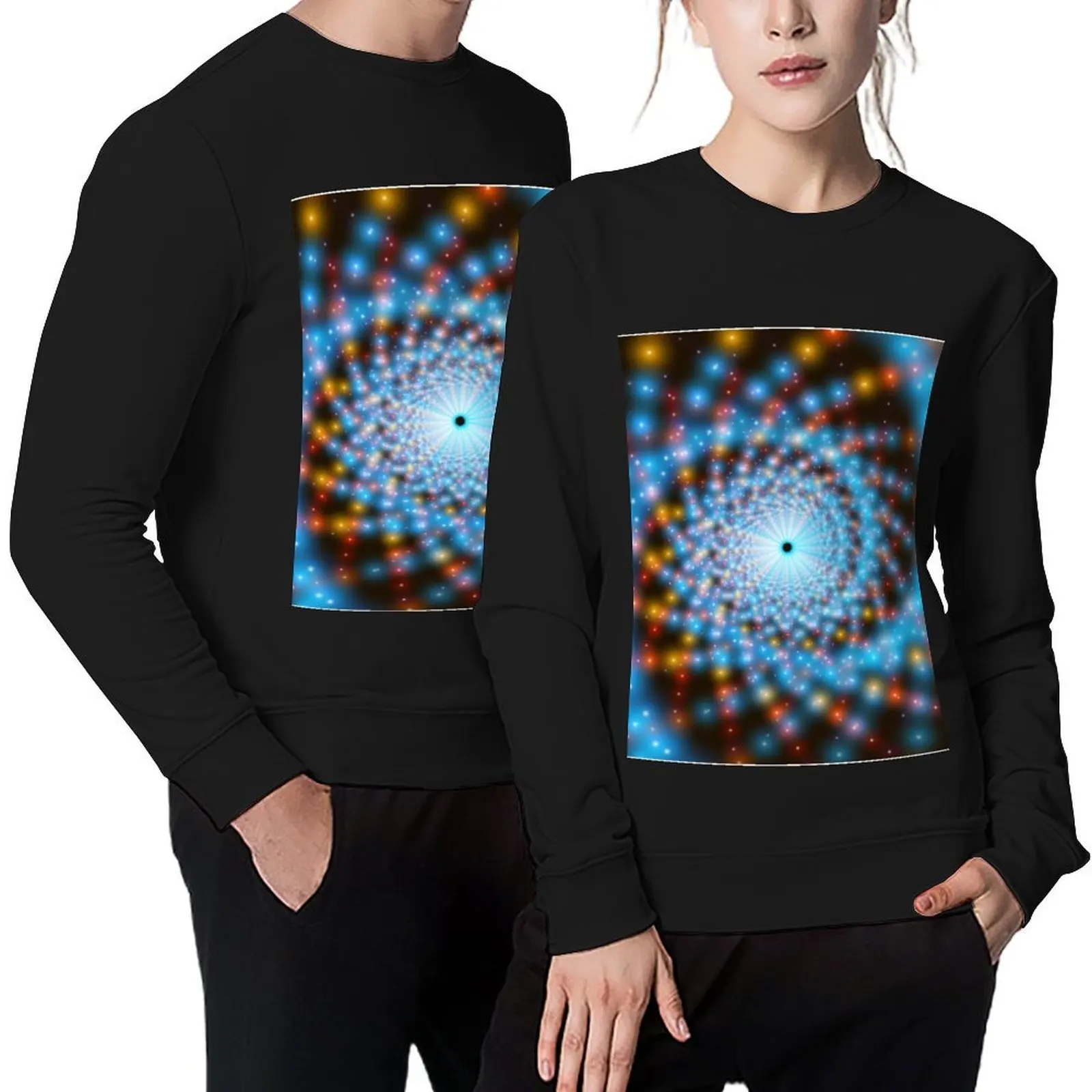 

Optical Illusion Trippy Psychedelic Space Pullover mens clothes clothes for men men's winter sweater hoody