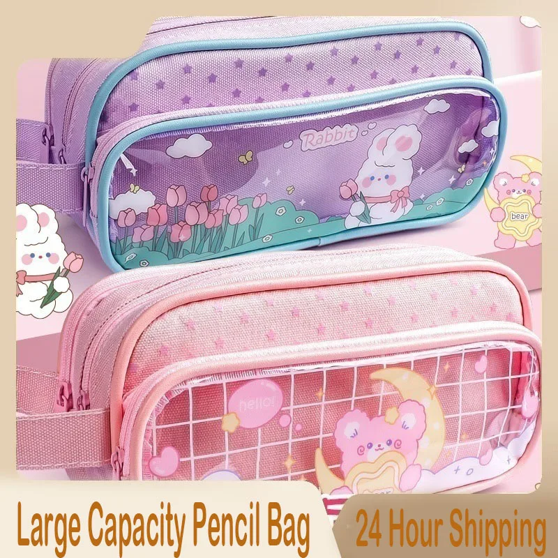 

Large Capacity Pencil Case Multifunction Pen Case Pencil Cases Bags Pencils Pouch Students Education Stationery School Supplies