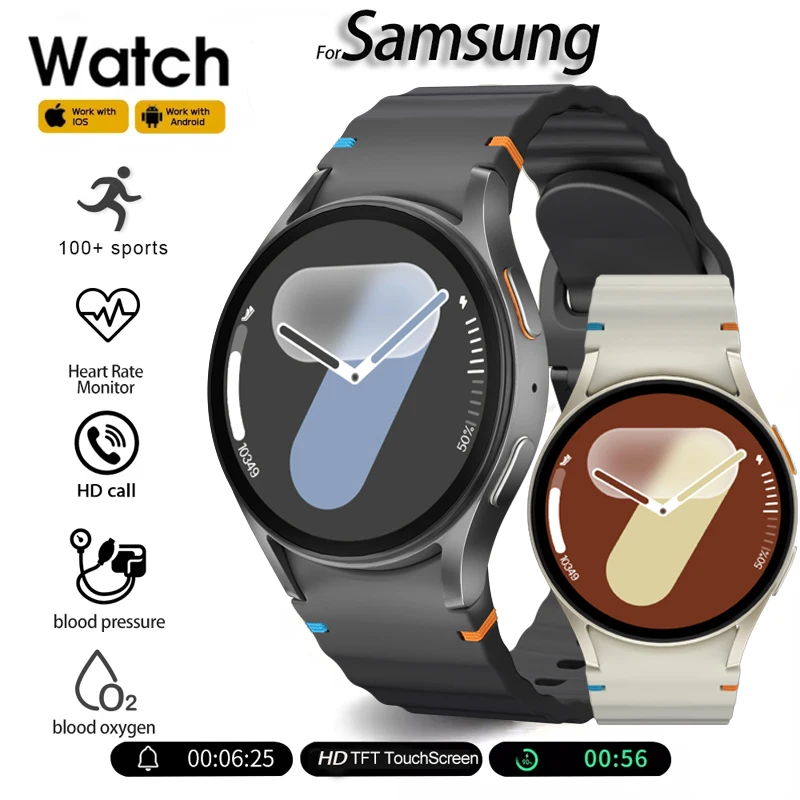 

2025 Новые водонепроницаемые часы 6 GPS Track Смарт-часы Мужчины Amoled Always Дисплей Температура тела Часы BT Talk Смарт-часы Женщина Мужчина