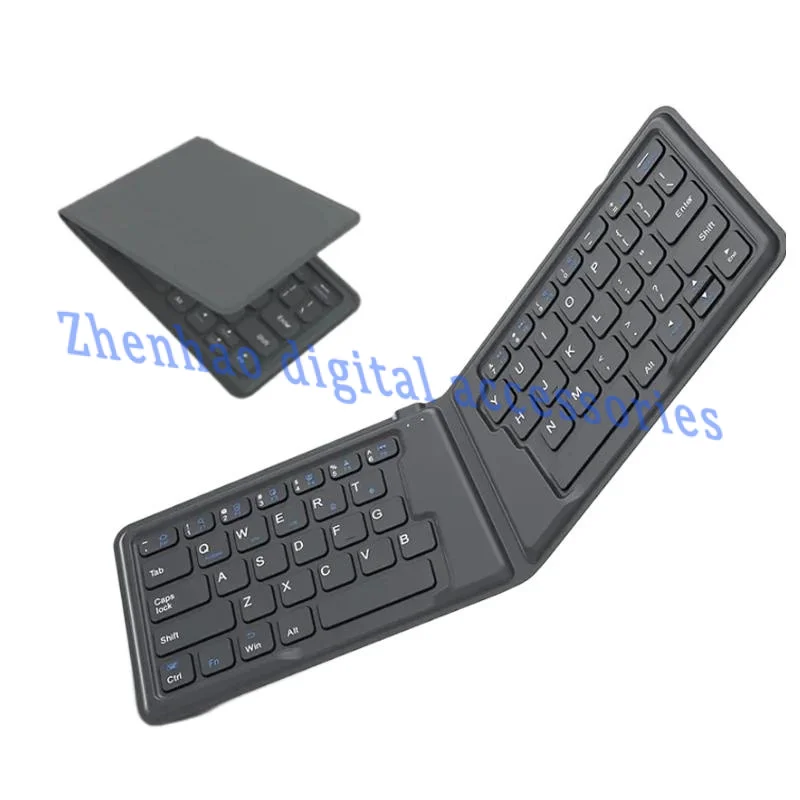 For bow Bluetooth foldable mobile phone rechargable portable wireless folding keyboard for iPhone Huawei phone