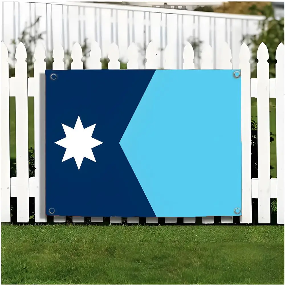 state geography M-Minnesota Flags Edgeless four-ring hanging decor indoor outdoor compatible easy for hanging display