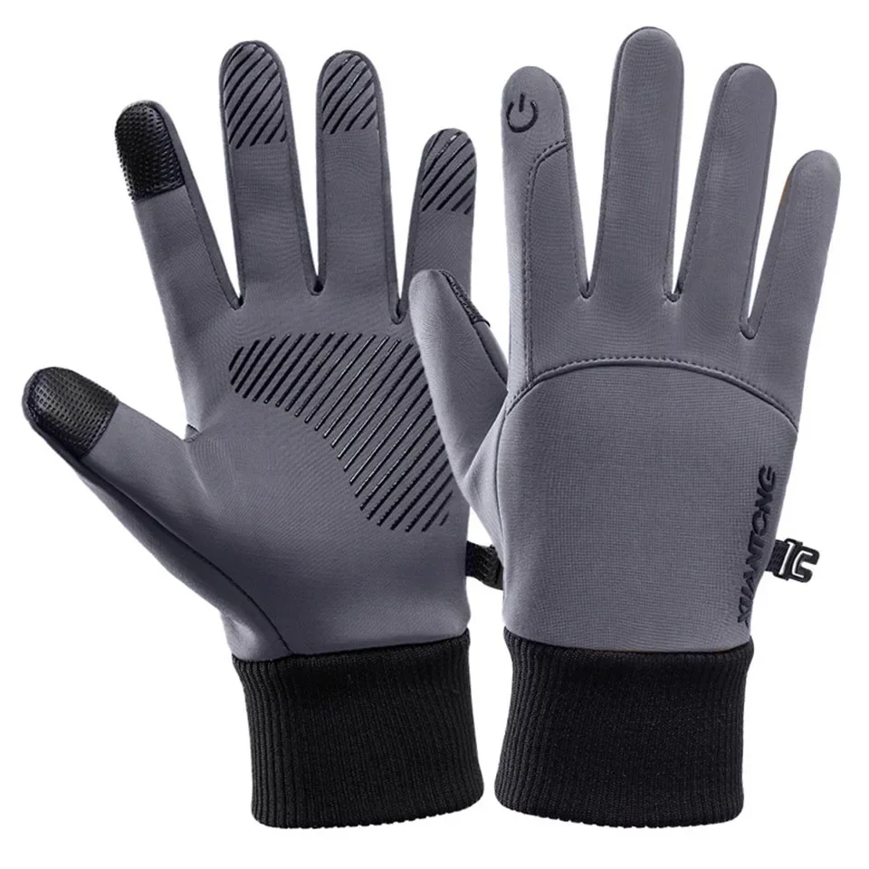 1 Paar Winter Wärme Ski handschuhe Unisex Outdoor Sport Win proof Silikon Anti-Rutsch-Touchscreen wasserdichte Handschuhe Ski handschuhe