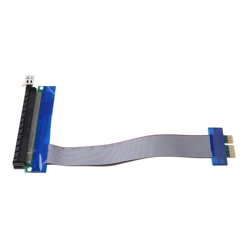 Flexible Flat Cable PCIe PCI for Express 1x To 16x Extender Riser PCI-E 1x-1