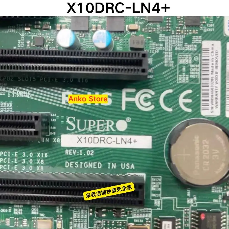 Second-hand test OK  X10DRC-LN4+motherboard