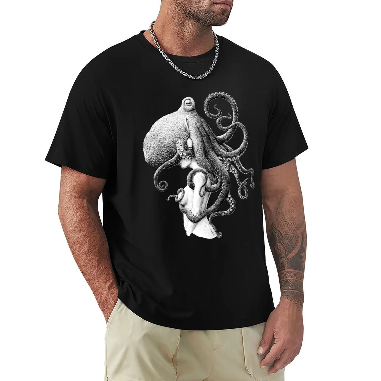 

octopus hairdo T-Shirt Work Style Casual T-Shirt